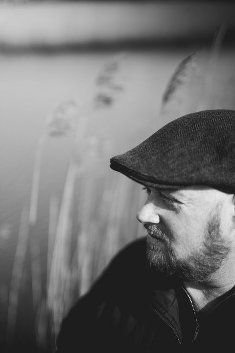 Andy Dobson among the reeds